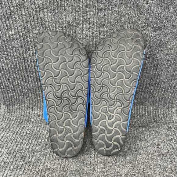 Birkenstock Arizona Blue Suede Sandals Women’s Size 39 / US 8 - Picture 6 of 7
